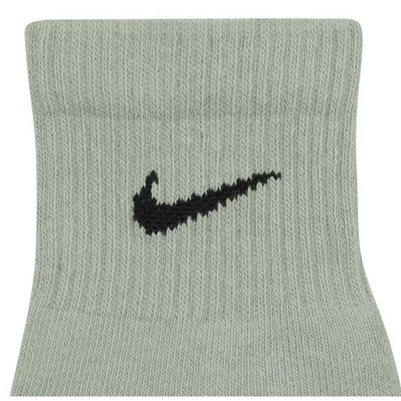 Nike Everyday Plus Ankle Training Socks 3 Pack Men 8-12 Green/Gray/Cream NWT - Picture 3 of 7